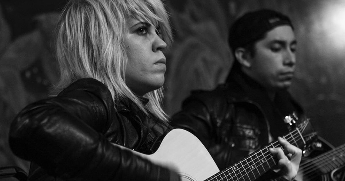 Carly Quinn and Mickey Squeeze Black Leather Acoustic Show